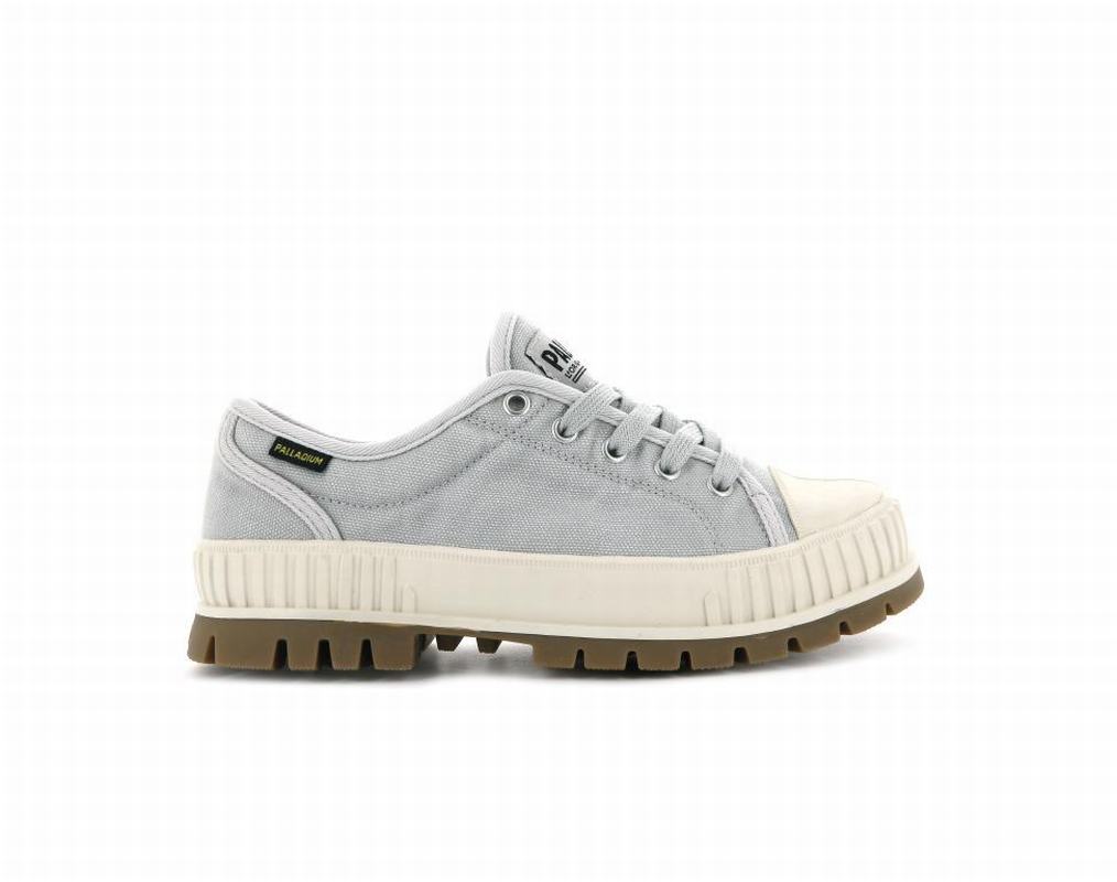 Palladium Pallashock Og Womens Low Top Sneakers Grey Australia [CKSEBF-815]